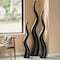 Uniquewise Small Animal Horn Shape Floor Vase for Entryway Dining or Living Room, Ceramic Black 39.5 in. QI004040.S - alternate 5